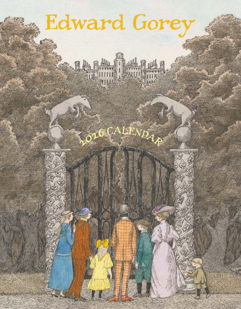 EDWARD GOREY 2026 WALL CALENDAR