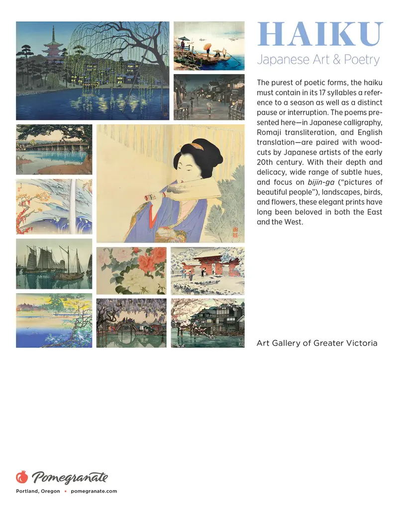 HAIKU JAPANESE ART & POETRY 2026 MINI WALL CALENDAR