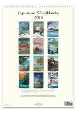 JAPANESE WOODBLOCK WALL CALENDAR 2026