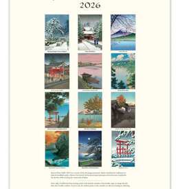 JAPANESE WOODBLOCK WALL CALENDAR 2027