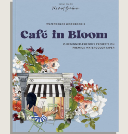 WATERCOLOR WORKBOOK CAFE IN BLOOM