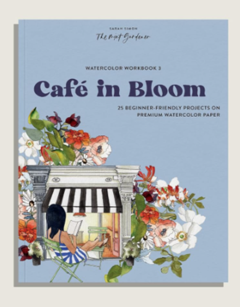 WATERCOLOR WORKBOOK CAFE IN BLOOM