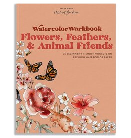 WATERCOLOR WORKBOOK FLOWERS FEATHERS AND ANIMAL FRIENDS