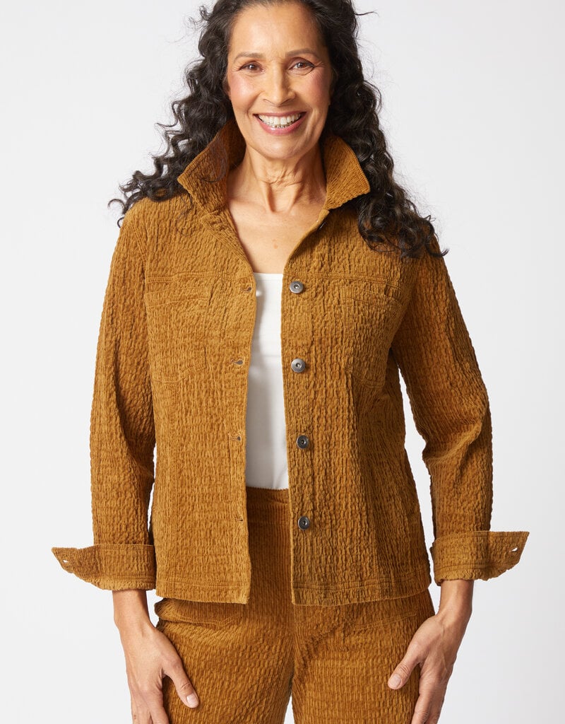 RUSTIC STRETCH CORD BOYFRIEND JACKET