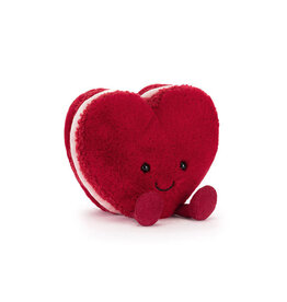 JELLYCAT ARLETTE RED HEART MACARON