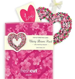 FRESHCUT PAPER MINI CHERRY BLOSSOM HEART
