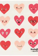 HEART TO HEART SWEDISH DISHCLOTH
