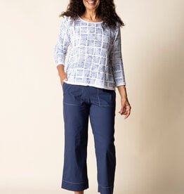 SOFTLY STAMPED DRIFT PULLOVER