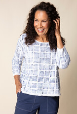 SOFTLY STAMPED DRIFT PULLOVER