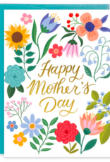 HAPPY MOM FLOWERS MOTHER'S DAY CC