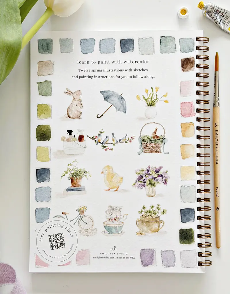 SPRING WATERCOLOR WORKBOOK