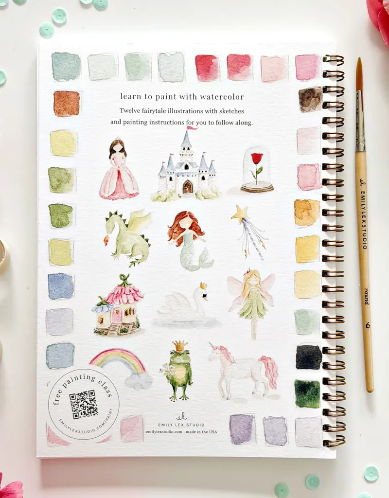 FAIRYTALE WATERCOLOR WORKBOOK