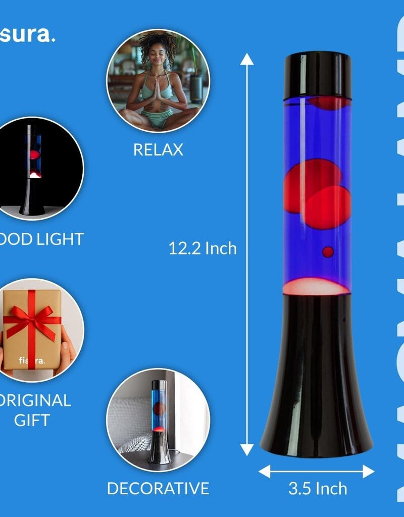 RED AND BLUE MINI FLOW LAMP