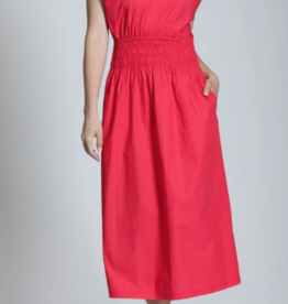 APNY SMOCKED WAIST DRESS