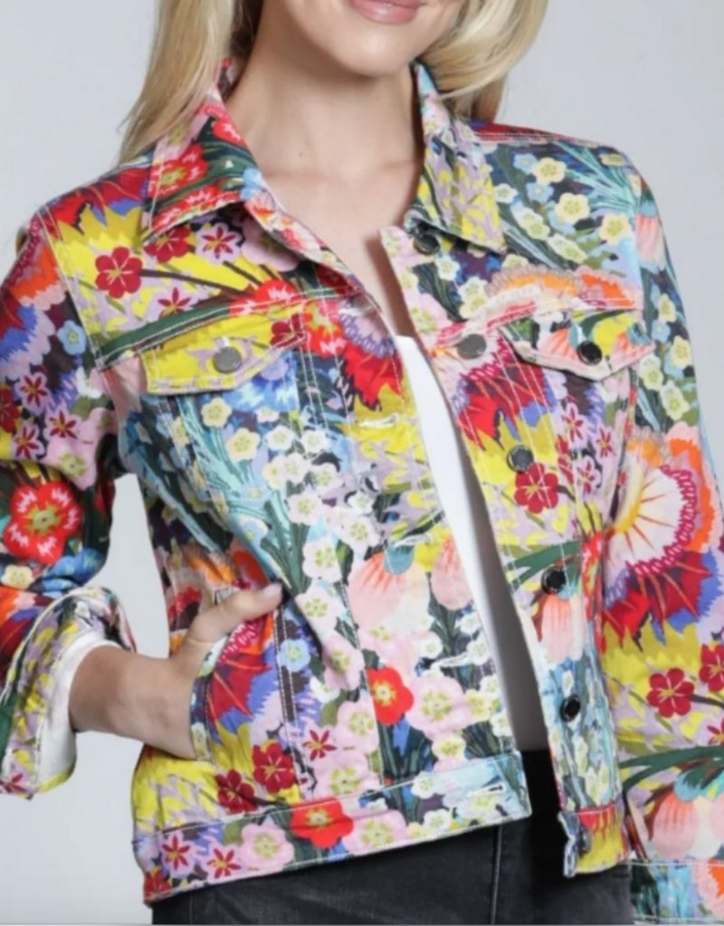 APNY PRINTED DENIM JACKET