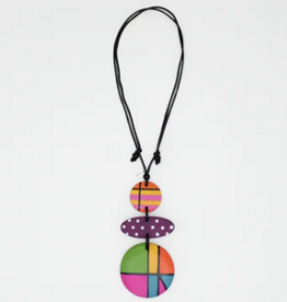 MULTICOLOR ABSTRACT ATHENA NECKLACE
