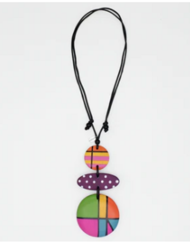 MULTICOLOR ABSTRACT ATHENA NECKLACE