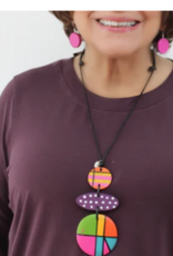 MULTICOLOR ABSTRACT ATHENA NECKLACE