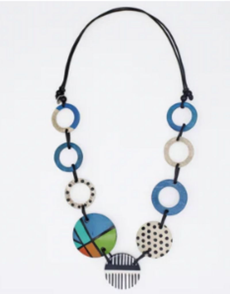 BLUE BREE LINK NECKLACE