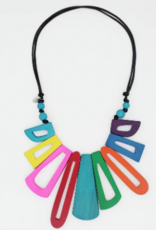 MULTI HUES BOHO BLOOM NECKLACE