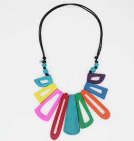 MULTI HUES BOHO BLOOM NECKLACE