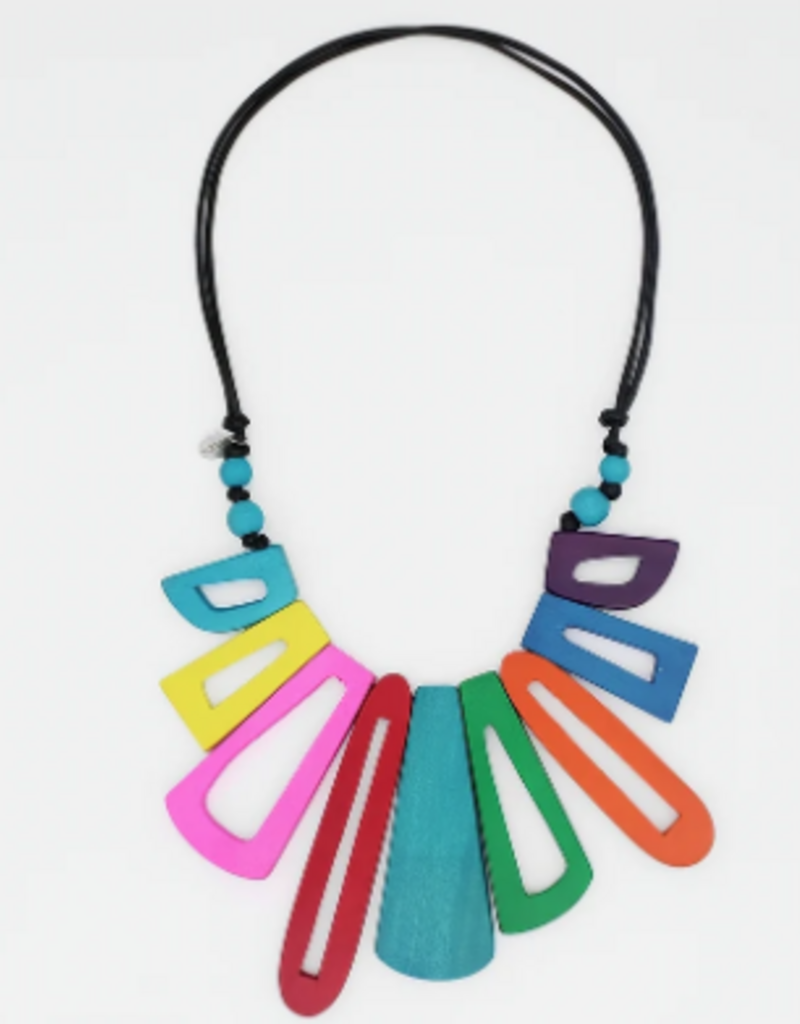 MULTI HUES BOHO BLOOM NECKLACE
