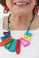MULTI HUES BOHO BLOOM NECKLACE