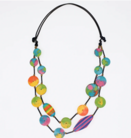 REECE COLORBURST DOUBLE STRAND NECKLACE
