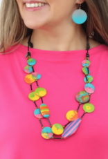 REECE COLORBURST DOUBLE STRAND NECKLACE