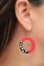 RED INEZ EARRING