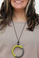LIME INEZ PENDANT NECKLACE