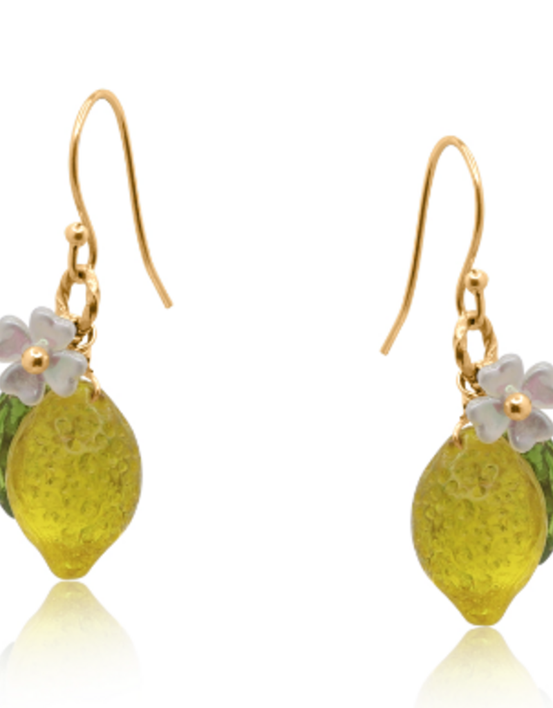YELLOW SANTORINI LEMON DROP EARRINGS