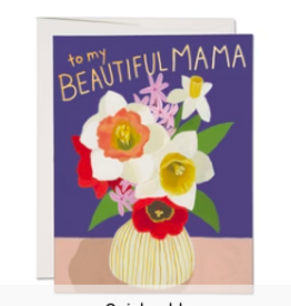 BEAUTIFUL MAMA VASE CARD