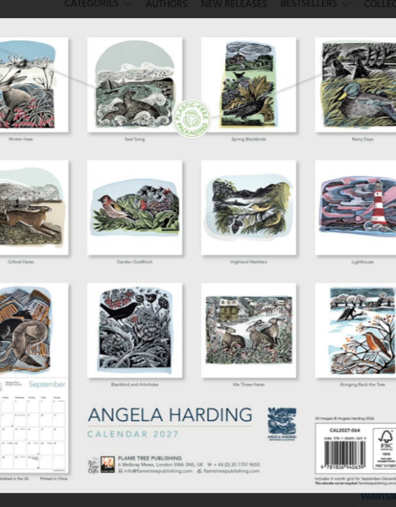 ANGELA HARDING 2027 WALL CALENDAR