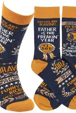PRIMITIVES BY KATHY FATHER OF THE YEAR SOCKS