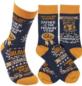 PRIMITIVES BY KATHY FATHER OF THE YEAR SOCKS