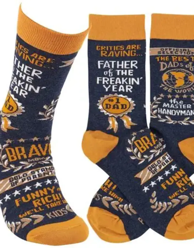 PRIMITIVES BY KATHY FATHER OF THE YEAR SOCKS