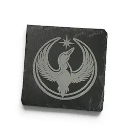 REBEL LOON SLATE COASTER