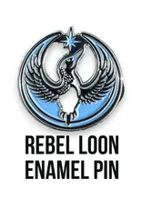 REBEL LOON ENAMEL PIN