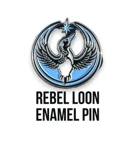 REBEL LOON ENAMEL PIN