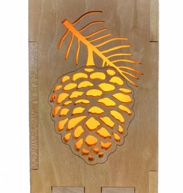 PINECONE FLAME LANTERN