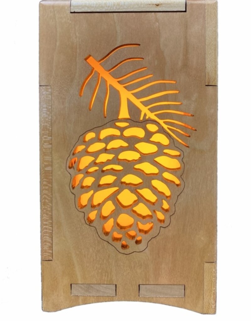 PINECONE FLAME LANTERN