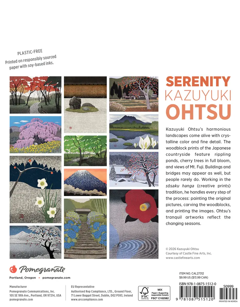 SERENITY 2027 MINI CALENDAR