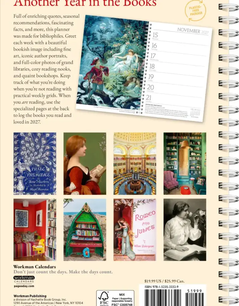 2027 A BOOK LOVERS ENGAGEMENT CALENDAR
