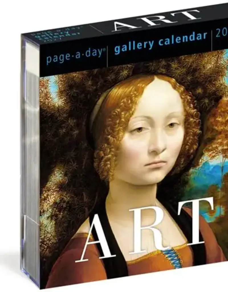 2027 ART PAGE A DAY CALENDAR