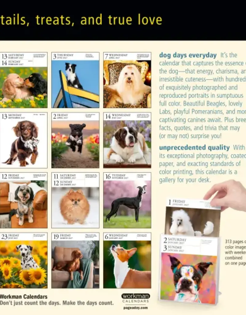 2027 DOG PAGE A DAY GALLERY