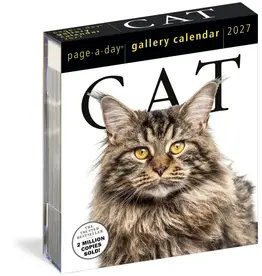 2027 PAGE A DAY CAT CALENDAR