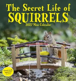 2027 SECRET LIFE OF SQUIRRELS MINI WALL CALENDAR