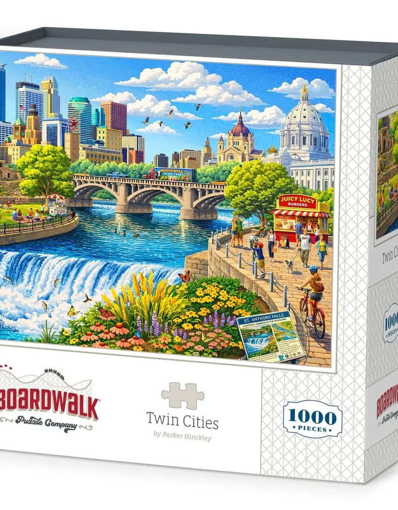 TWIN CITIES 1000PC PUZZLE
