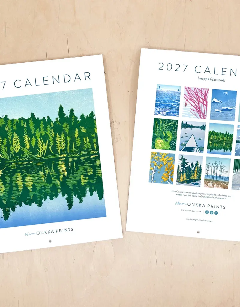 NAN ONKKA PRINTS NAN ONKKA 2027 WALL CALENDAR